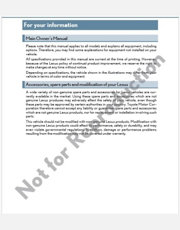 lexus gs 300h & gs 450h 2017 2018 2019& 2020 owners manual